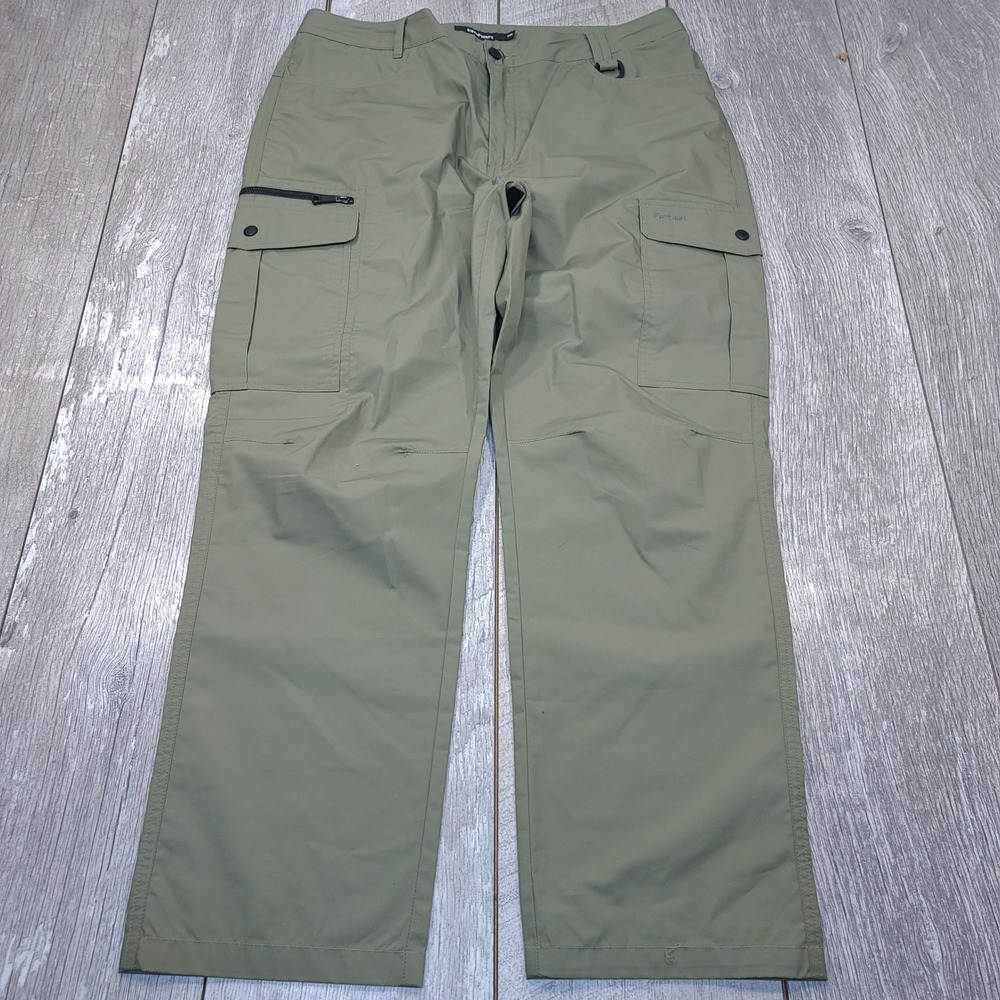 Rohan Convey Cargo Pants Mens 36 Green Airlight Hiking Outdoor Trousers